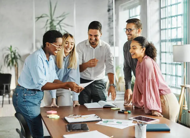 Consultants analyzing strategic partnerships and distribution channel performance for business growth