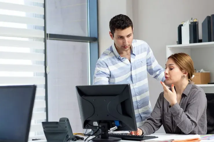 Business operations evaluation services reviewing workflow efficiency, processes, and performance data