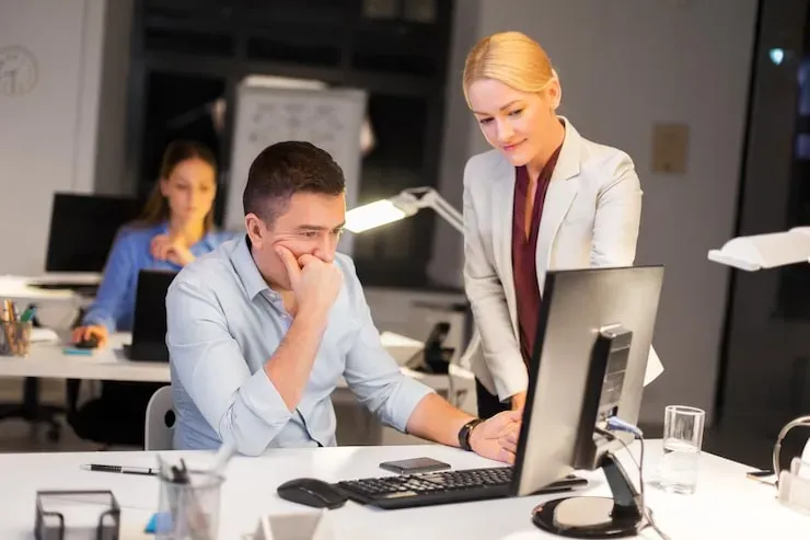 Financial performance assessment services reviewing business accounts, reports, and profit data